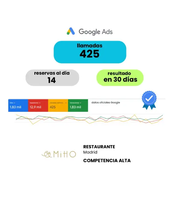 Sistema Maestro Gabriman, resultados Miho